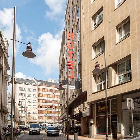 Hotel Alda Centro Pontevedra Bagian luar foto